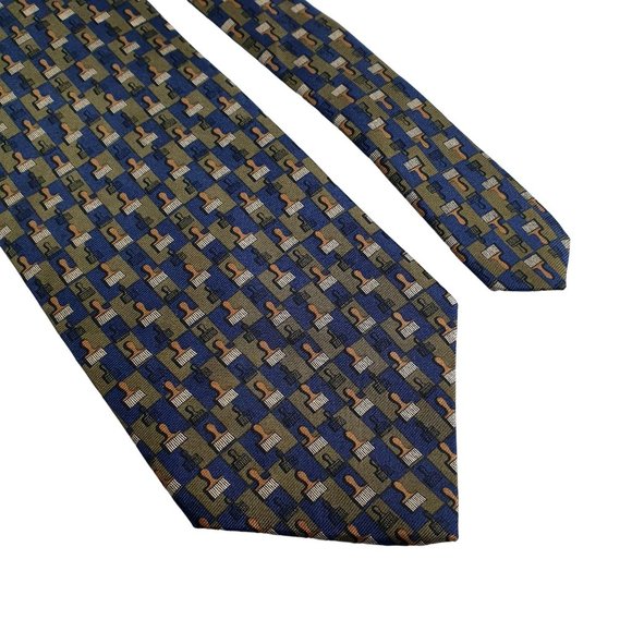 Structure Mens Necktie Tie Designer Accessory Work Office Dad Gift - Picture 2 of 5